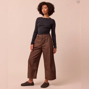 NWT Beyond Nine Blair Denim Jeans Rust Hickory Stripe SZ XXS (US 4-6)